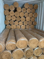 Bûches de coco biodégradables de qualité supérieure pour le contrôle de l'érosion, la stabilisation des berges, la rétention du sol et l'aménagement paysager écologique