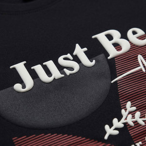 Camiseta con Estampado Puff para Uso Diario, Estilo Casual, Algodón de Alta Calidad, Suave y Cómoda, Diseño en Relieve, Moda Masculina - Product Image 5