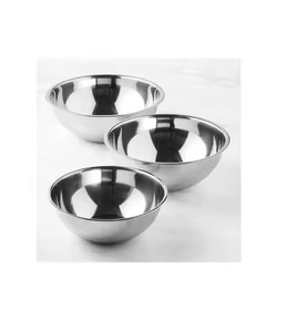 Bol à soupe durable en acier inoxydable, forme profonde, ustensile de cuisine de haute qualité, décoration de table - Product Image 1