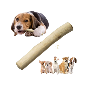 Vietchoice Natural Eco-Friendly Coffee Wood Dog Chew Sticks-Durable Teeth Cleaning Chew Toy with Animal <b>Print</b> for <b>Large</b> Sizes - Product Image 1