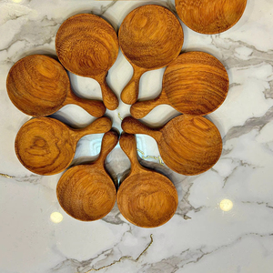 Handmade Wooden Spoon Butterfly Handle Natural Kitchen Utensil Vietnam Manufacturer Bulk Wholesale Export - Product Image 2