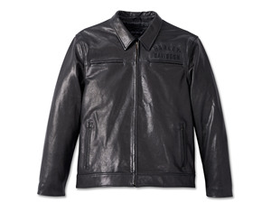 Veste en cuir véritable Road Rocker édition limitée pour homme, veste de motard - Product Image 1