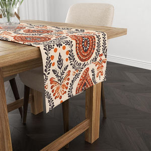 Elegant 100% Cotton Table Runner Indian Exporter Handmade Embroidered Linen for Wedding Tables - Product Image 3