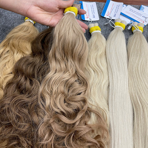 Extensiones de Cabello Ondulado Vietnamita de la Mejor Calidad, Cabello Rubio con Cutícula Alineada, Cabello Humano con Textura Natural Lisa, Sin Enredos - Product Image 6