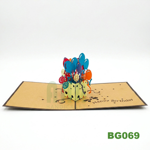 Caja de Regalo con Invitaciones 3D Pop-Up para Fiestas de Cumpleaños Tradicionales, Tarjetas de Felicitación de Papel Hechas a Mano, Recuerdo para Año Nuevo y San Valentín - Product Image 3