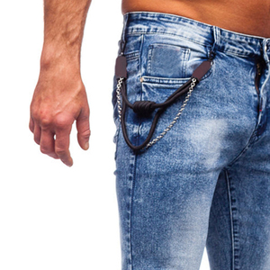 Nueva Llegada, Pantalones Vaqueros de Mezclilla para Hombre, Estilo Urbano, Corte Ajustado y Holgado, Venta Directa de Fábrica, Precio Económico, Transpirables - Product Image 5