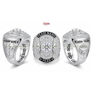 Vente directe usine – Bague de championnat personnalisée pour équipe de danse hip-hop, en argent sterling 925, OEM ODM, fabricant grossiste - Product Image 6