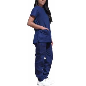 Hot Sale Custom Nurse Uniform <b>Scrub</b> <b>Sets</b> Spandex Medical <b>Scrubs</b> for Hospital - Product Image 3