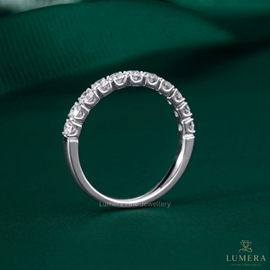 แหวนเพชรเพาะเลี้ยงทรงกลม รับรองโดย IGI ทอง 9K 10K 14K 18K สำหรับผู้หญิง ซัพพลายเออร์เครื่องประดับเจ้าสาว จำหน่ายจำนวนมาก - Product Image 6