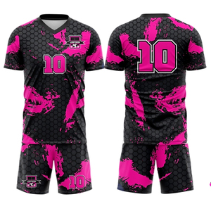 Une usine OEM produit des uniformes de football en polyester sublimé sur mesure avec logo personnalisé pour les équipes sportives professionnelles, col en V, unisexe. - Product Image 5