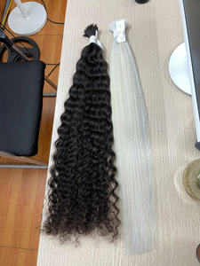 ผมต่อเวียดนามแท้แบบเวอร์จิ้นเรมี่ แบบม้วนสไตล์ฝรั่งเศส น้ำหนัก 100 กรัม สีบลอนด์ ผมแท้ 100% - Product Image 2