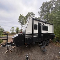 Nouvelles caravanes mobiles 4x4 de haute qualité pour l'extérieur avec toilettes, mini-camping-car tout-terrain pour le camping