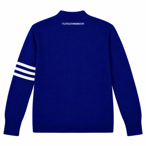 เสื้อสเวตเตอร์คอวีคุณภาพสูงสำหรับชมรม/สมาคม/โรงเรียน/วิทยาลัย/มหาวิทยาลัย  คาร์ดิแกนถักลายโลโก้สำหรับทุกเพศ - Product Image 2