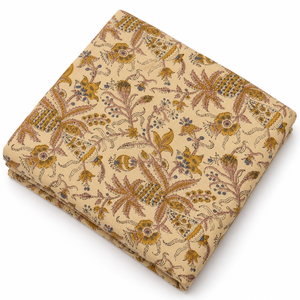Tela Floral 100% Algodón con Estampado a Mano para Ropa de Cama, Fundas de Edredón y Diseños Personalizados - Product Image 6