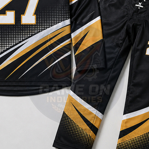 Top Quality Custom Personalized Team Uniform Moisture Wicking Sublimation Sportswear Factory Supply Ice Hockey Jersey Pants Set - Product Image 6