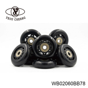 Roues de trottinette en PU haute résilience 60 mm 78A, souples et résistantes à l'usure pour la conduite en extérieur - Product Image 5