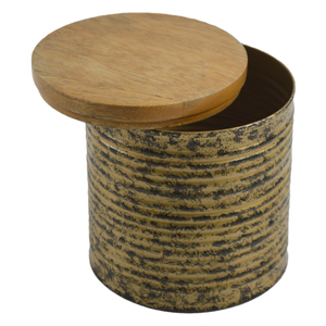 Portavelas de Madera/Hierro de Diseño Superior para Decoración del Hogar con Acabados Multicolores Hechos a Mano - Product Image 3