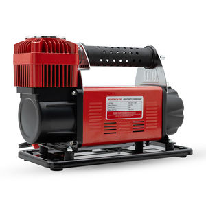 Compresseur d'air portable en métal Roadpower 12-13.8V pour 44 pneus, 160L/min, 120 PSI, robuste, avec serpentin haute température de 26 pieds - Product Image 2