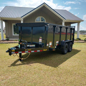 Remolque basculante Big Tex 7x16 de alta calidad a precio de fábrica, 7 toneladas, 14LP-16, remolque basculante de alta resistencia con lados altos a precio competitivo - Product Image 1