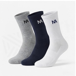 Chaussettes North Approach pour adultes, couleur unie, respirantes, en coton, polyester et élasthanne, pour le printemps, usage décontracté - Product Image 3