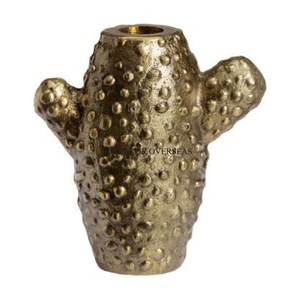 High Grade Gold Plated Finest Quality Metal Made Fancy Texture Attractive Look Flower Vase <b>Table</b> Top Decorative Accessories - Product Image 2