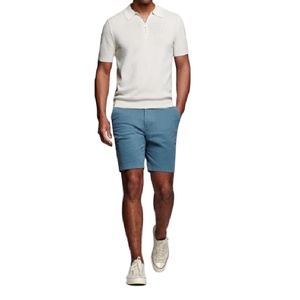 กางเกงขาสั้นทรงสลิมฟิตสไตล์ chinos สำหรับผู้ชายเสื้อผ้าสไตล์ระบายอากาศลายมนุษย์ผ้าชิโนสั้นย้อมสี - Product Image 5