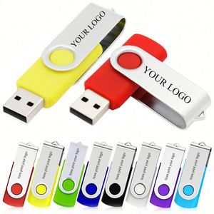 Custom Logo <b>USB</b> <b>Flash</b> <b>Drives</b> Customizable Logo 8GB 16GB 32GB 64GB <b>USB</b> 2.0 3.0 Metal U Disk Memory Card Memorias Stick Pendrive - Product Image 1