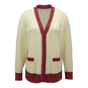 Make Your Custom Good Quality V-Neck for Sorority/Fraternity/Schools/Colleges/Universities Logo Knitted <b>Cardigans</b> <b>Sweaters</b> - Product Image 1