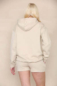 <b>Women</b> Oversized Pullover Hoodie Sweatshirt Casual Loose Fit <b>Fleece</b> Hooded <b>Top</b> with Kangaroo Pocket Long Sleeve Loungewear Outfit - Product Image 2