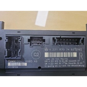 ECUs et modules informatiques d'occasion de classe S A2218707493 - Product Image 4
