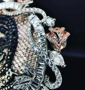 จี้ห้อยคอฮิปฮอปโลโก้สั่งทำ เงินแท้ 925 ประดับเพชรโมอิสซาไนต์ VVS  จี้ห้อยคอทำเอง - Product Image 3