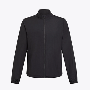 Veste unisexe grande taille en polyester extensible et élasthanne, coupe-vent, imperméable, respirante, entièrement zippée, doublée en microfleece, pour activités de plein air - Product Image 1