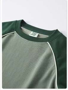 Camiseta de Moda para Mujer al por Mayor, con Logotipo Personalizado, Sexy, Ajustada, Corta, de Verano, con Mangas Raglán - Product Image 2