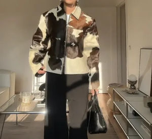 Veste en cuir pour femme, style mode urbaine, 100% cuir, haute qualité, service OEM - Product Image 3