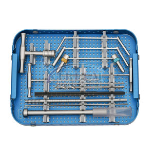 Set completo di strumenti ortopedici in acciaio inossidabile, attrezzatura chirurgica per esigenze mediche e cliniche - Product Image 3