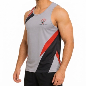 Débardeurs pour hommes en tissu respirant et anti-humidité, pour la course, la gym et l'entraînement estival, décontractés et performants, pour le quotidien. - Product Image 6