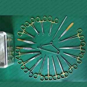 Juego de Instrumentos de Cirugía General de Alta Calidad de 21 Piezas, Tijeras y Pinzas Quirúrgicas Básicas con Caja de Esterilización, Certificación CE - Product Image 2