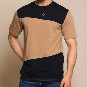 T-shirt décontracté pour homme, manches courtes, haute qualité, 100% coton tricoté, séchage rapide, écologique, respirant - Product Image 3