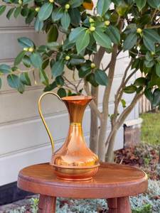 Copper Pitcher With Handle <b>Large</b> Capacity Home Drinkware - Product Image 1