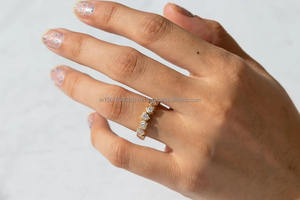 Gia/igi ได้รับการรับรองเพชรสำหรับงานแต่งงานสุดพิเศษของแบรนด์ที่กำหนดเองของหัวใจความสดใสแหวนสายเครื่องประดับที่น่าเชื่อถือ - Product Image 2