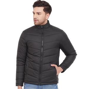 Vente en gros Vestes solides pour femmes Manteaux en duvet bouffant épais et chauds Veste bouffante d'hiver personnalisée à fermeture éclair pour hommes - Product Image 1
