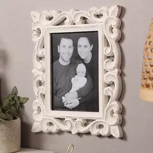 Cadre photo en bois rustique de qualité export naturelle, style vintage, cadre photo en bois massif, cadre photo en bois haut de gamme, décoration de luxe - Product Image 2