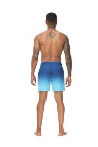 Fabricante de Shorts de Baño para Hombre, Shorts de Playa de Poliéster de Secado Rápido, Forro de Malla, Cintura Elástica, Logotipo Personalizado OEM - Product Image 4