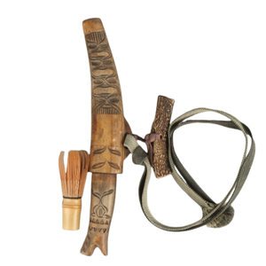 Couteau traditionnel Ainu Makiri, artisanal, d'origine japonaise, modèle G-2215 - Product Image 6