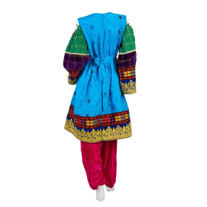 El Mejor Vestido Étnico Tribal Banjara Vintage, Vestido Kutchi Afgano/Pakistaní, Vestido Tradicional Multicolor para Fiesta Kutchi - Product Image 3