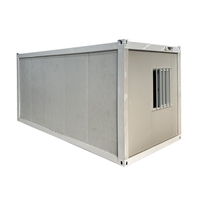 Maison préfabriquée personnalisée, facile à construire, mobile, pliable, 20 pieds, préfabriquée, 1 chambre, bureau, petit appartement, maison conteneur pliable en forme de Z