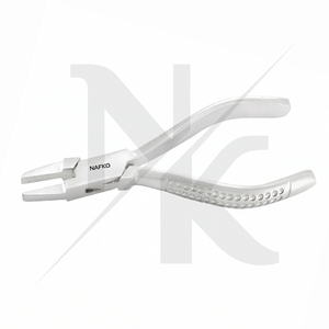 Pince plate d'opticien en acier inoxydable de qualité supérieure, manche fantaisie, 150 mm, outils et équipement de fabrication de bijoux, kit de réparation de lunettes - Product Image 4