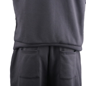 Chándal de gimnasio de 2 piezas para hombre con logotipo personalizado OEM, conjunto de ropa deportiva con capucha, técnicas impresas - Product Image 5