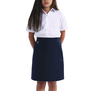 Uniformes Escolares de Alta Calidad para Niños y Niñas, Diseño Personalizado, Modernos, Color Azul Marino, Camisa y Pantalones Cortos 100% Poliéster para Graduación de Verano - Product Image 2
