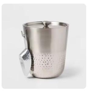 Seau à glace en acier inoxydable durable, seaux à champagne, refroidisseur à vin avec grande capacité et qualité longue durée - Product Image 1